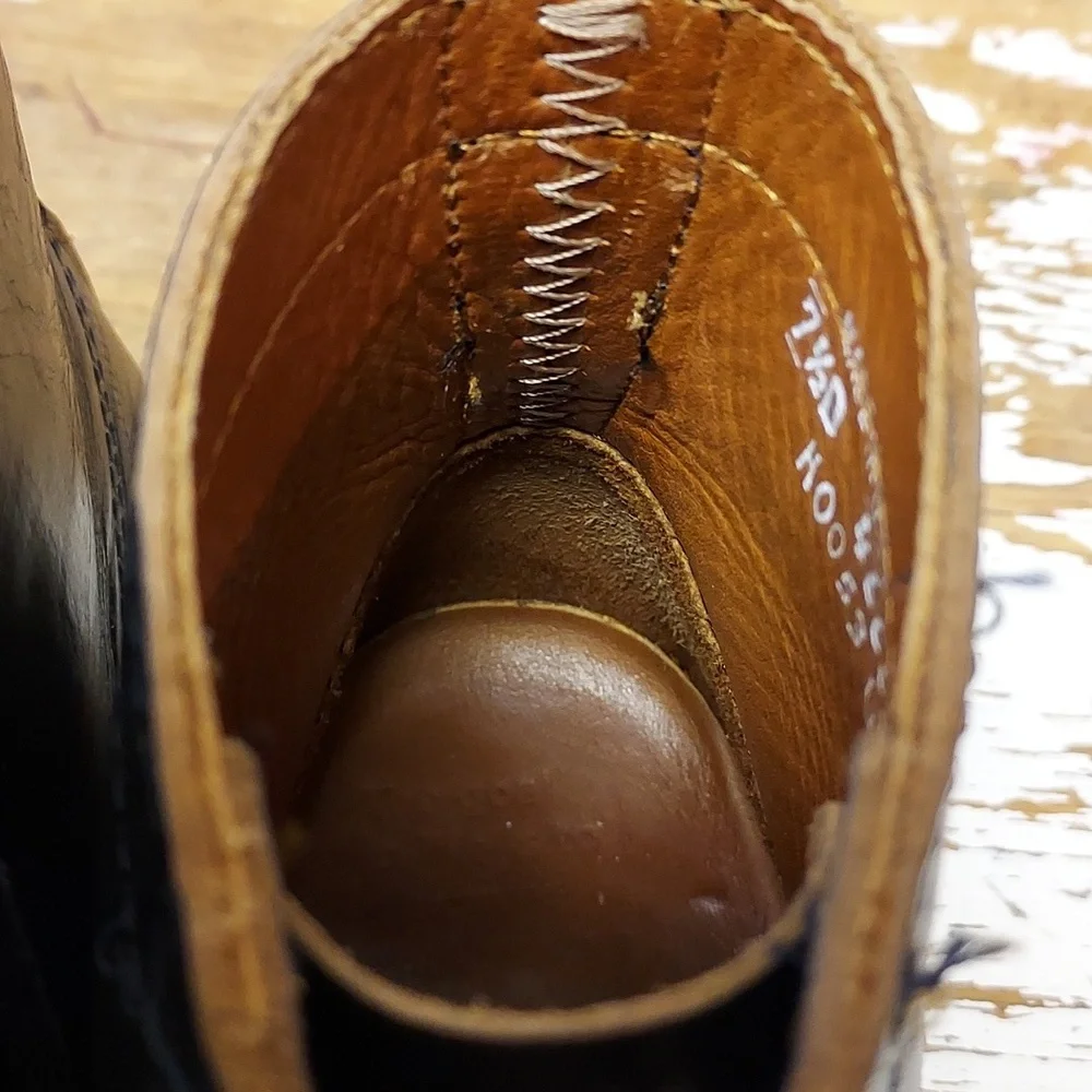 Helm Hollis Black Leather Boot Size 7.5 - Picture 5 of 8